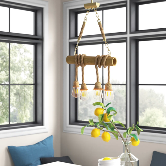 Mercado 4 - Light Kitchen Island Linear Pendant
