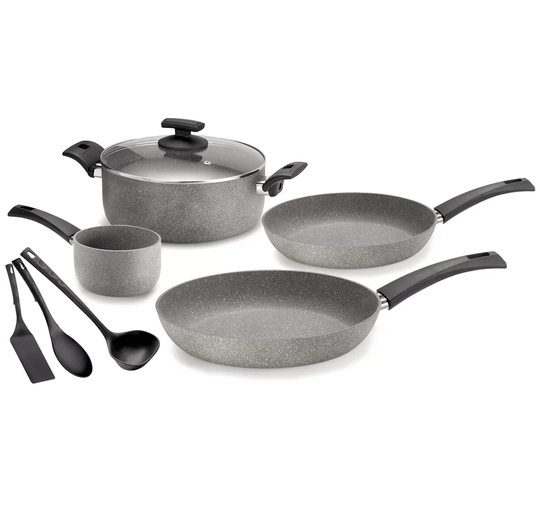8 Piece Aluminium Non Stick Cookware Set