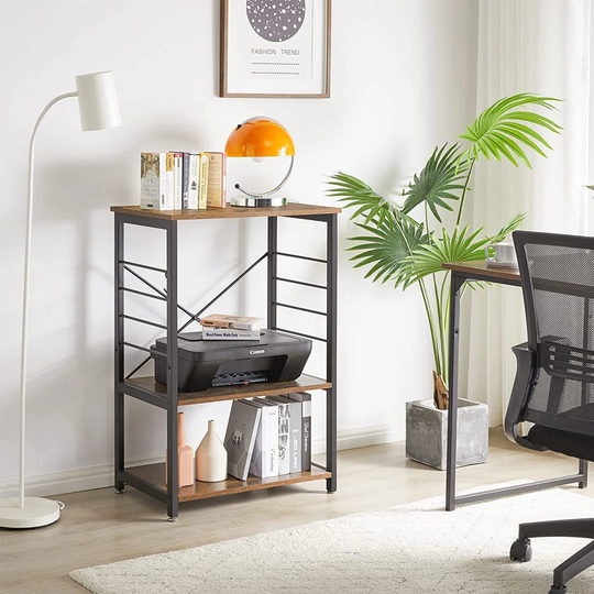 Bakirkoy 89.5Cm 3 Shelf Shelving Unit
