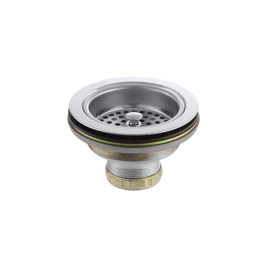 KOHLER 8799-CP Duostrainer Sink Strainer, Polished Chrome, 1.5
