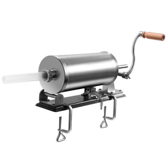 3.6L Horizontal Sausage Stuffer Stainless Steel Sausage Maker Meat Filler