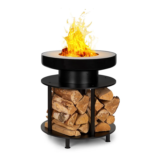 66cm H x 56cm W Steel Outdoor Fire Pit