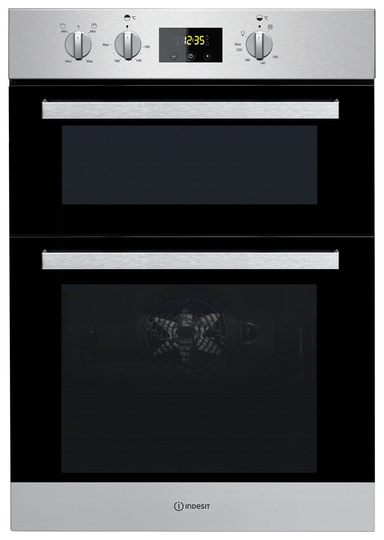 Indesit IDD6340IX Built In Double Electric Oven - S/Steel