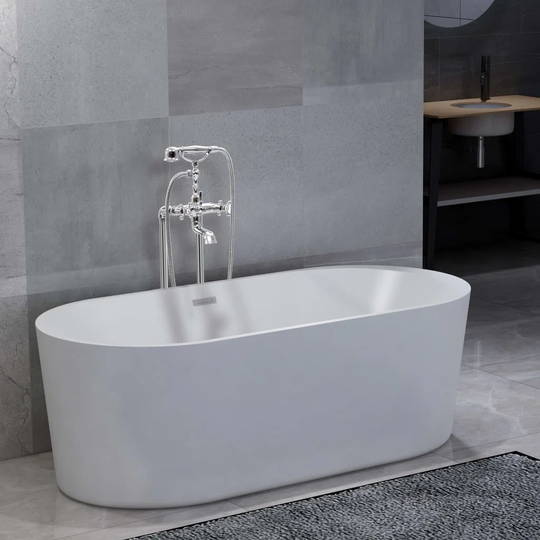 Pellston 1700 mm x 800 mm Straight Back to Wall Bathtub