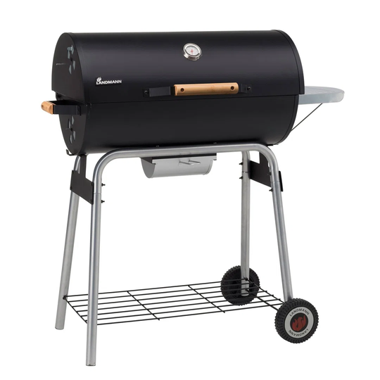 Taurus LANDMANN 60cm Barrel Charcoal BBQ