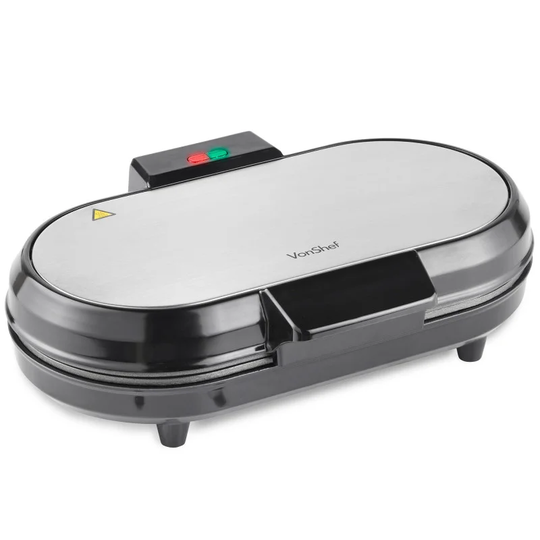 VonShef Round 2 Slice Waffle Maker