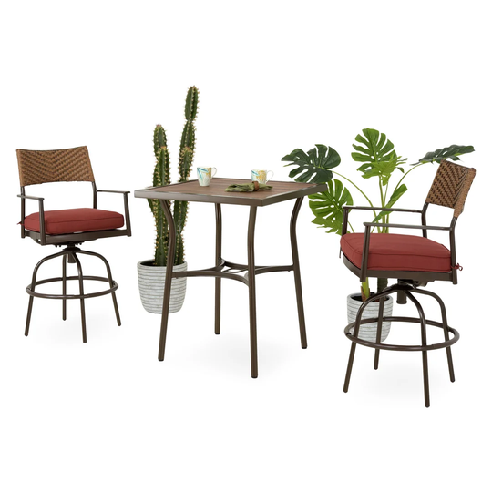Breanah 3 Piece Bar Set