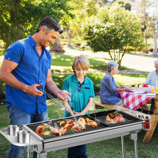 Ashburne Dakota Fields Flat Top Charcoal Grill