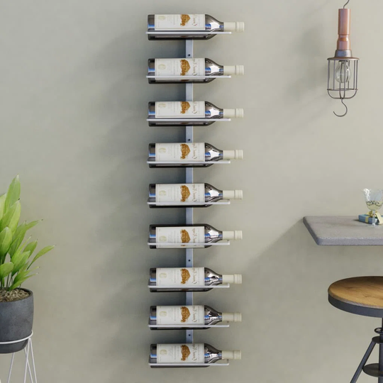 Janssen 10 Bottle Wall Mounted Wine Rack