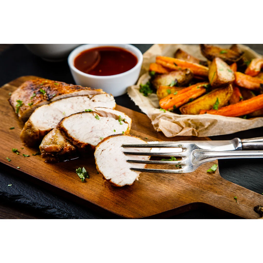 Grilled Chicken With Fork