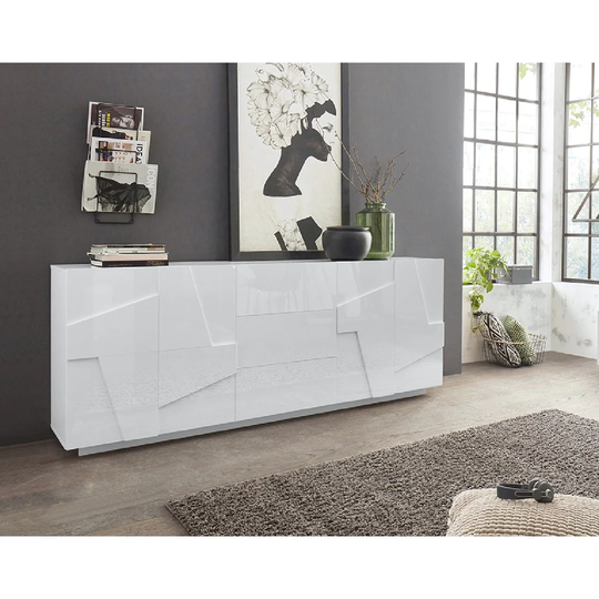 Ping 220 Cm Wide 3 Drawer Sideboard