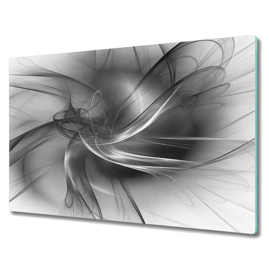Denes Tempered Glass Spiral Swirls Chopping Board