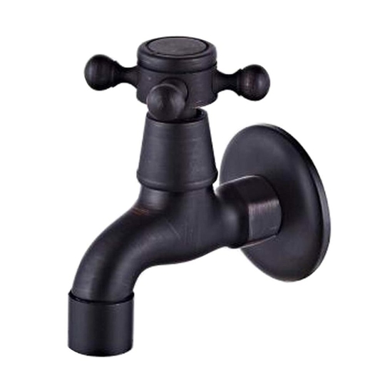 [N] Antique Faucet Wall Mounted Basin Tap Single Cold Water Tap