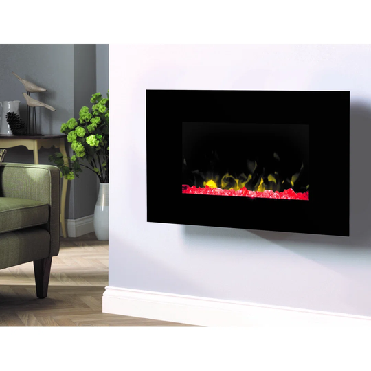 Dimplex Toluca Optiflame Effect Electric Wall Fire with 2 heat settings and remote control