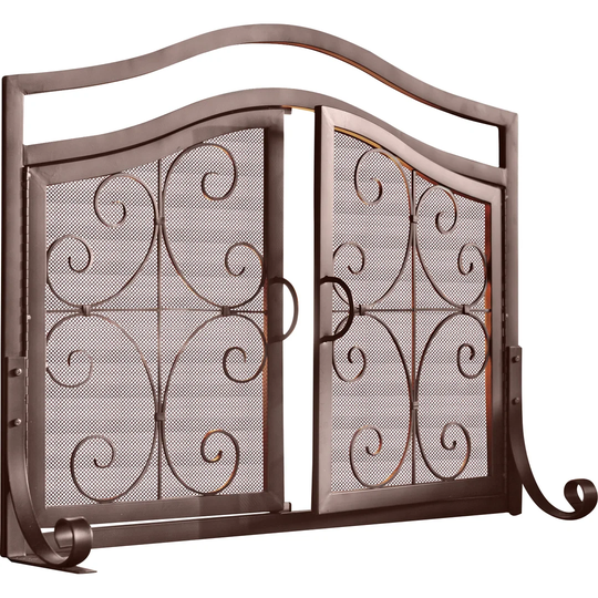 Joslyn 1 Panel Iron Fireplace Door