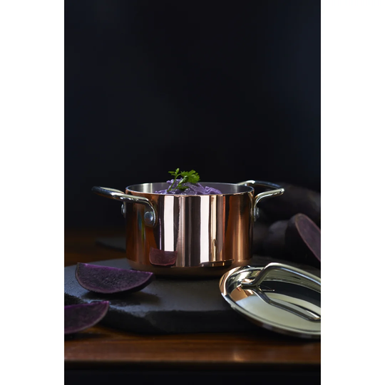 Patrizio 0.5 L Copper Round Casserole