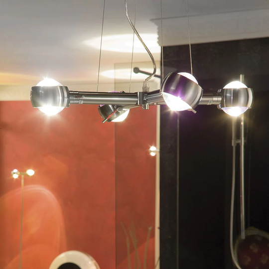 Abriona 4 - Light Kitchen Island Globe Pendant