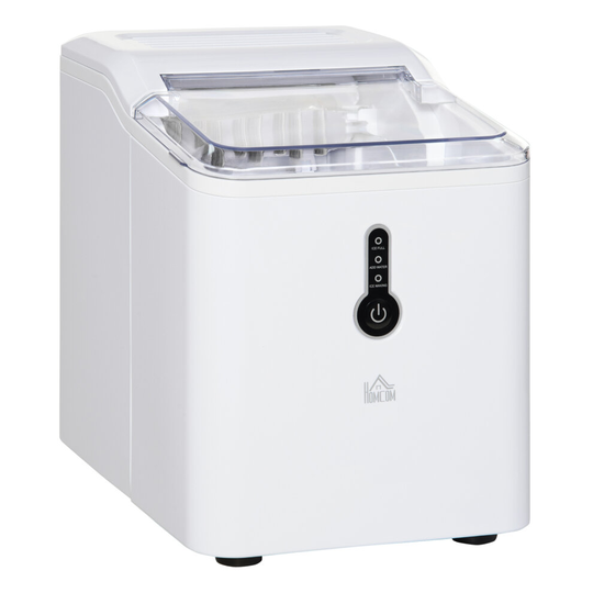 HOMCOM 12kg Ice Maker Machine Counter Top Home Drink Equipment White