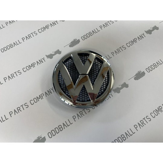 VW Transporter T5 T5.1 Front Grille Badge Chrome & Mesh Replacement Badge 165mm