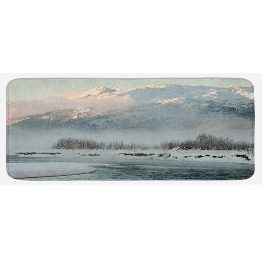 Bucci Alaska Winter Scene from North Kitchen Mat