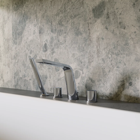 Deck Mounted Waterfall Roman Bath Tap