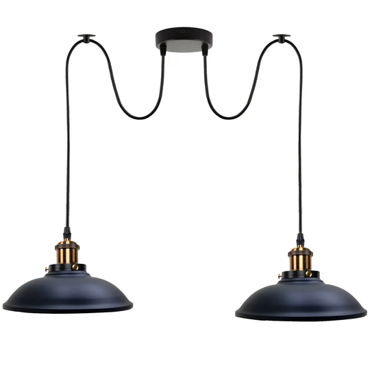 Ernst 2-Light Cluster Dome Pendant