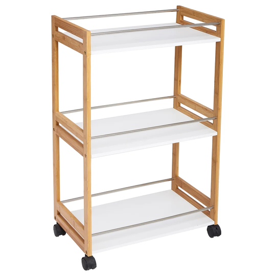 Jebediah Kitchen Trolley with Manufactured Wood Top