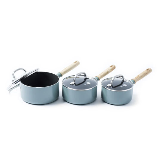GreenPan Mayflower Aluminium 3 Piece Aluminium Non Stick Cookware Set