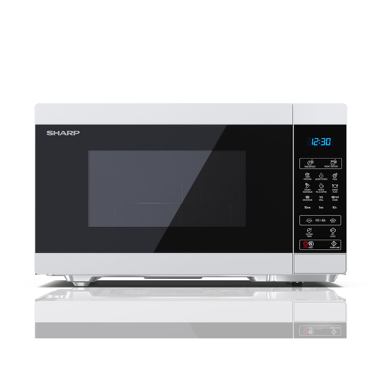 Sharp YC-MG81U-W White 28L 900W Microwave with 1100W Grill and Touch Control