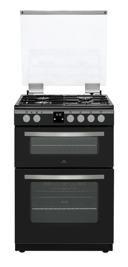 New World NWLS60DDFB 60cm Dual Fuel Cooker - Black