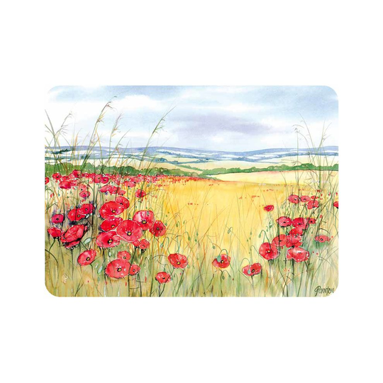 Tuftop Medium Textured Worktop Saver, Poppies 40 x 30cm