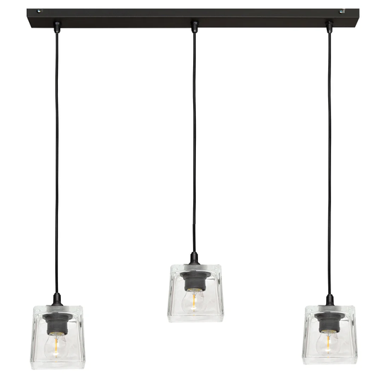 Batholo 3-Light Kitchen Island Jar Pendant