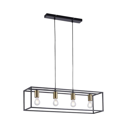 Fabio 4-Light Kitchen Island Linear Pendant