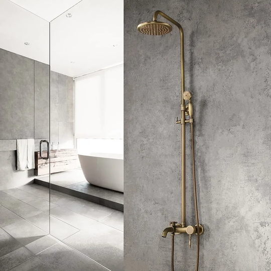 Delossantos Mixer Shower with Handheld Shower Head