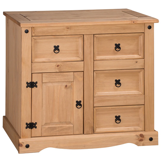 87Cm Wide 4 Drawer Sideboard