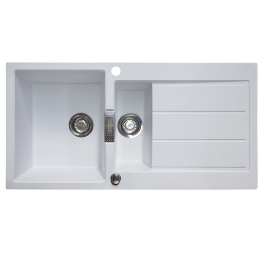 Franke Composite Kitchen Sink In Polar White - 1.5 Bowl S2D651PW