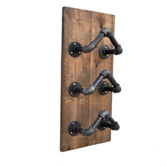 Motes 3 Bottle Wall Mounted Wine Rack
