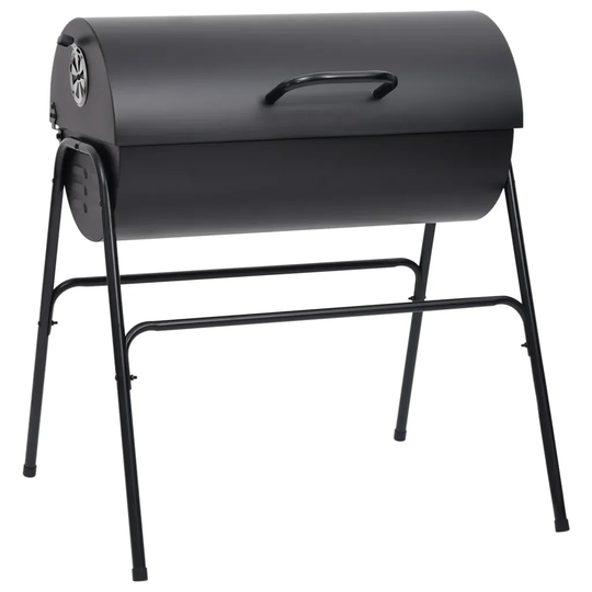 Dakota Fields 72cm Barrel Charcoal BBQ