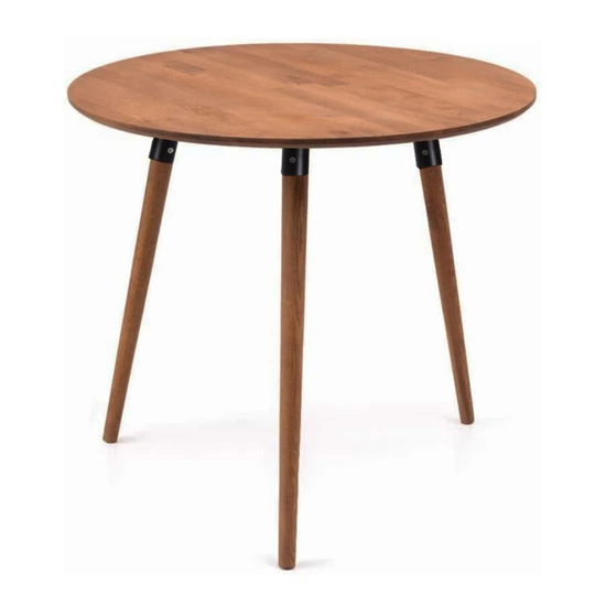 Ilford 80 Cm Solid Oak Dining Table