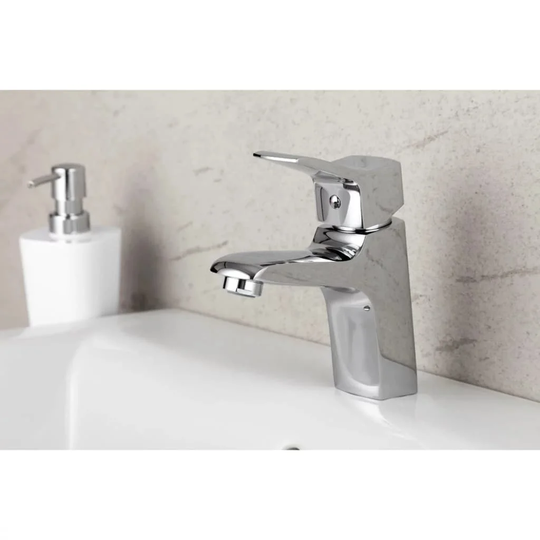 Fala Deck-Mounted Basin Tap Soria Brass