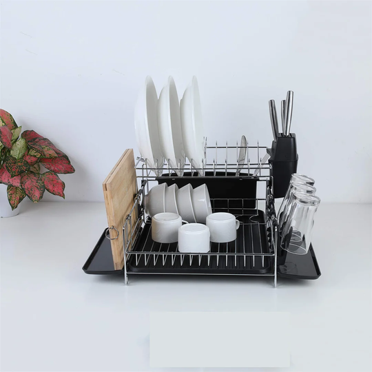 Middlet 304 Stainless Steel 2 Tier Dish Rack