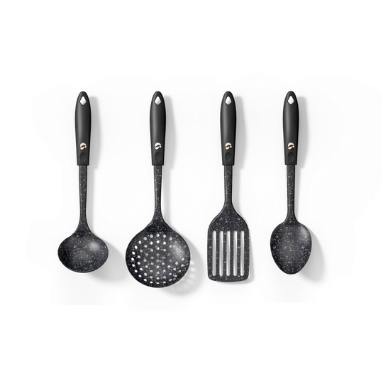 Belfry Kitchen Home Essential Set Of 4 Marble Stone Utensils Set