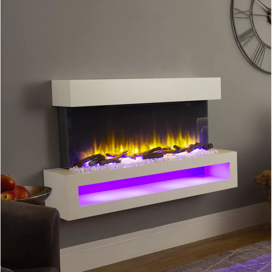 Nickolas 100cm W Wall Mounted Electric Fire