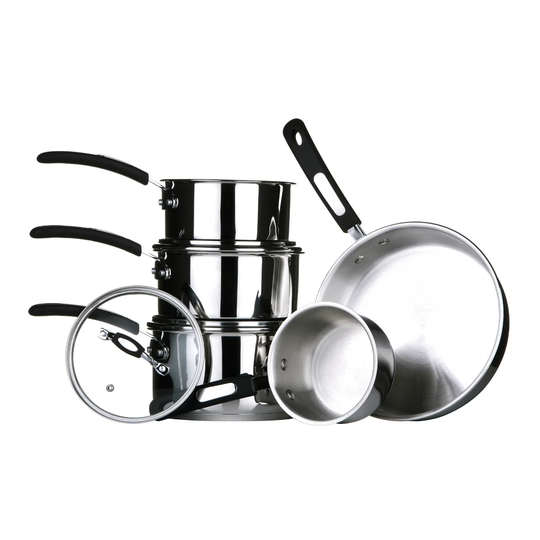 Manawa 5 Piece Stainless Steel Cookware Set