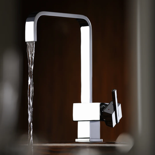 Times Single Lever Deck-Mounted Monobloc Sink Mixer