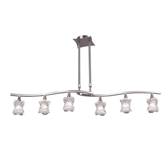 Rosa 6-Light Kitchen Island Pendant