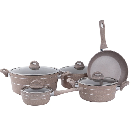 Royalford 5 Pieces Aluminium Non Stick Cookware Set