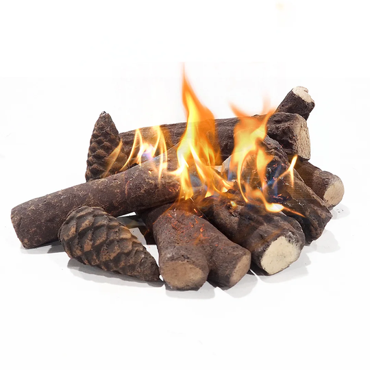 Niam 9 Piece Fireplace Logs