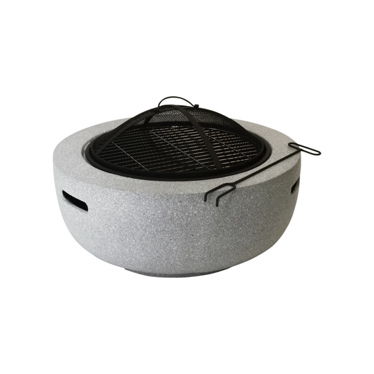 Mielle Stainless Steel Propane Fire Pit