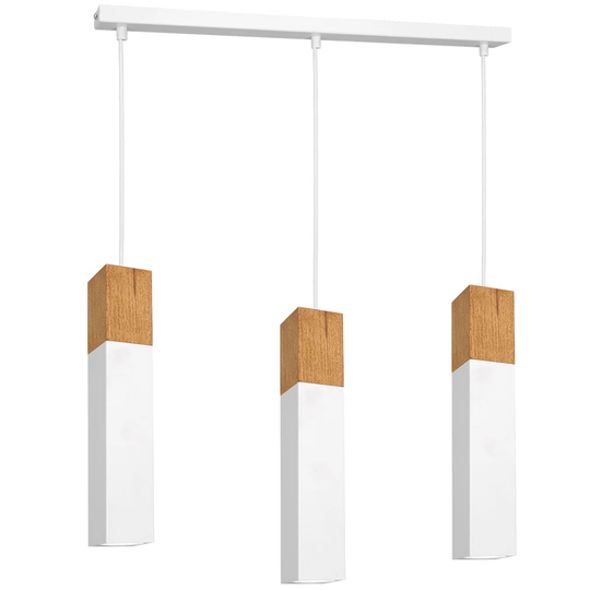 Aafi 3-Light Kitchen Island Rectangle Pendant